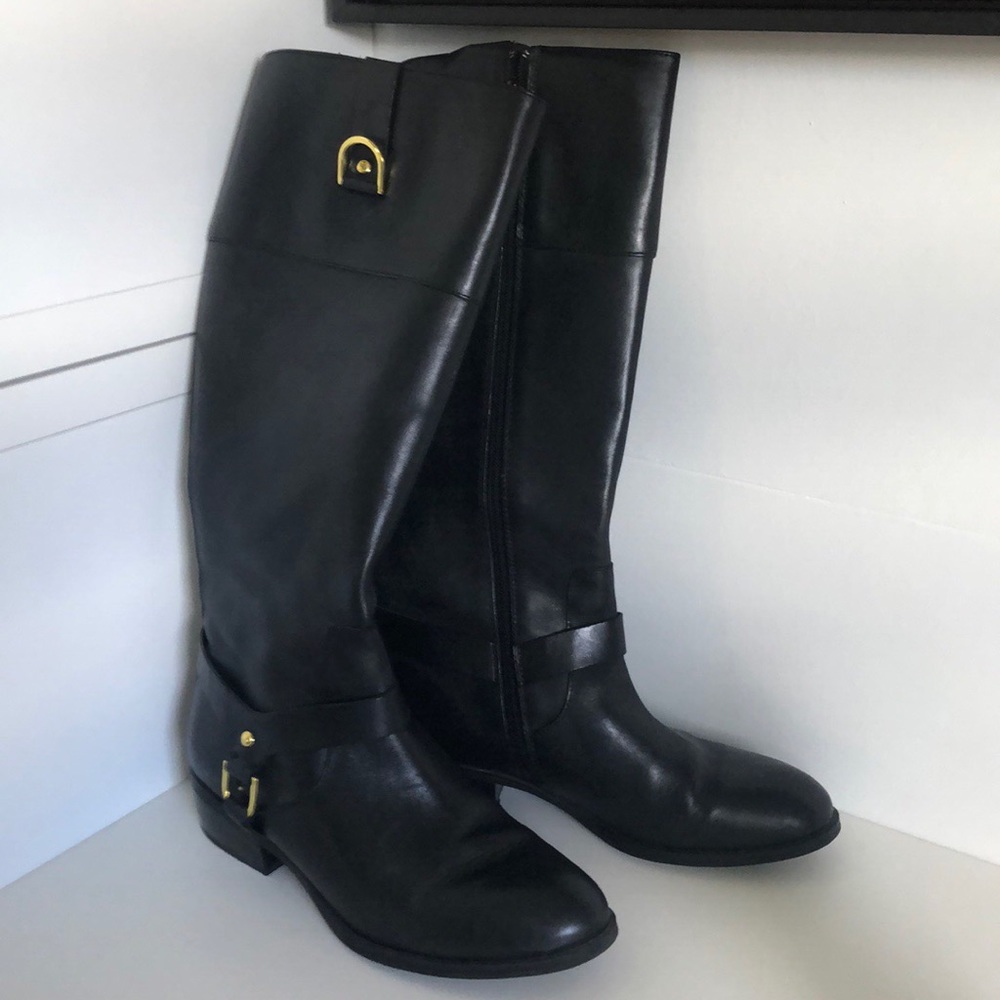 Ralph Lauren Leather High Boots